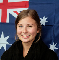 Australian Intern Lucy Warren at RheinAhrCampus