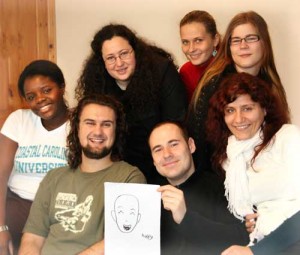 participants of the Borrowed Identities workshop from Germany/Angola, Spain, Lithuania, Finland, Hungary, Switzerland, and Germany