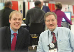 Thomas Berger and Bill Nolting at the NAFSA conference